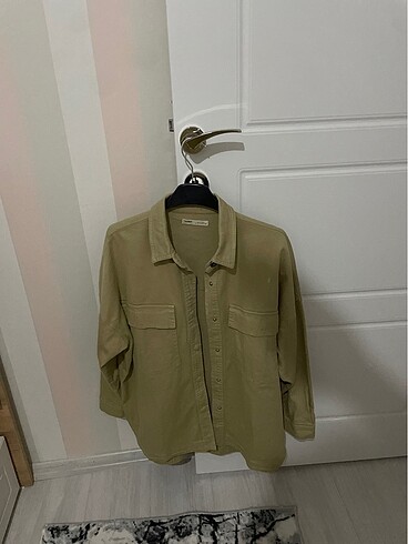 m Beden Pull Bear kot gömlek