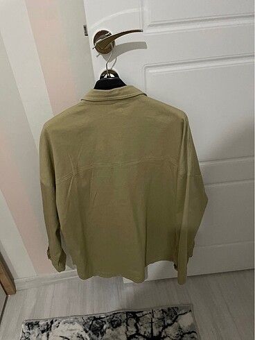 m Beden camel Renk Pull Bear kot gömlek