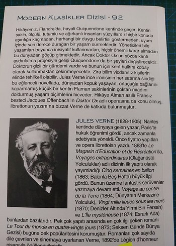 Jules Verne - Doktor Ox'un Deneyi - Görsel 2