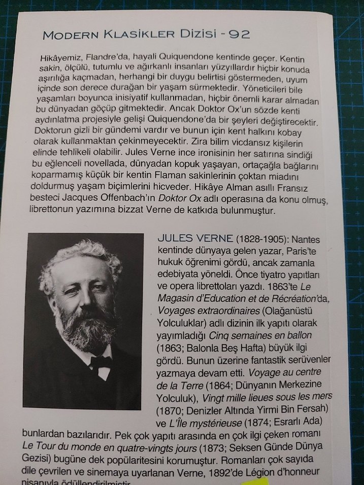 Jules Verne - Doktor Ox'un Deneyi - Görsel 2