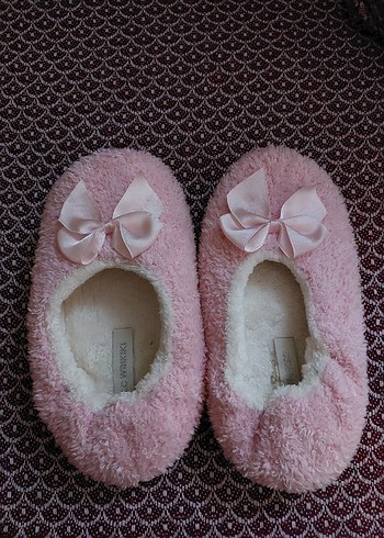 Pembe Sıcak Ev Terlikleri Patik - Görsel 3