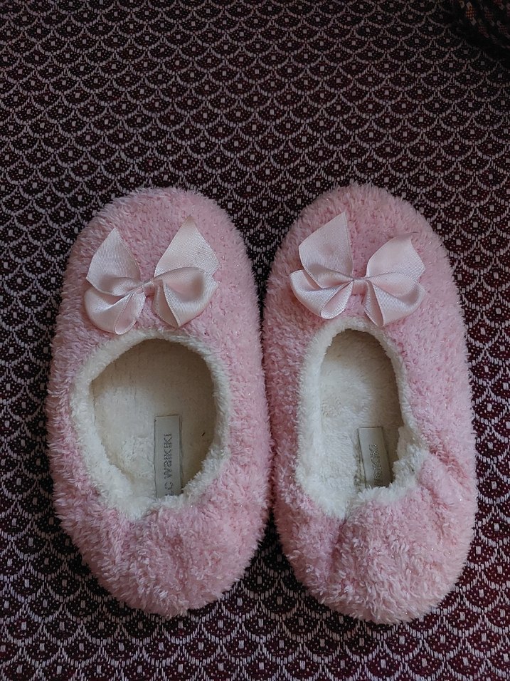 Pembe Sıcak Ev Terlikleri Patik - Görsel 3