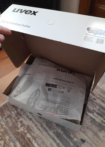 Uvex marka  6503 S3 Src Deri İş Botu Siyah - Görsel 6