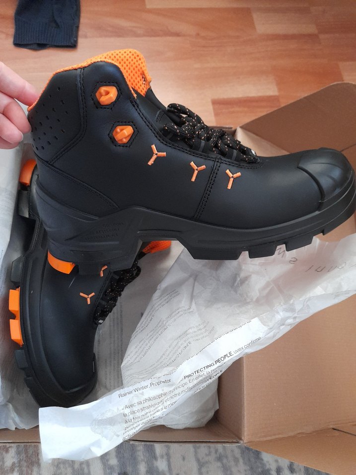 Uvex marka  6503 S3 Src Deri İş Botu Siyah - Görsel 4