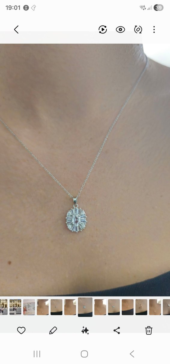 Zincir Detaylı Minimalist Midi Kolye - Görsel 2