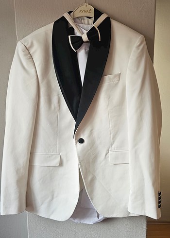 Modern Klasik Beyaz Damatlık takım - Görsel 3