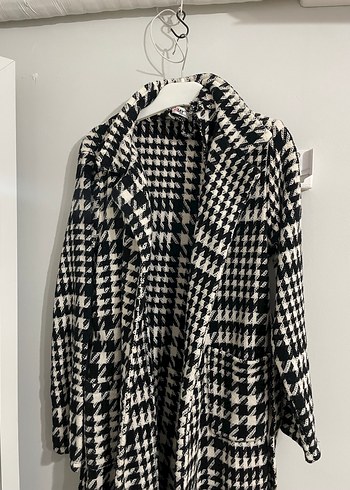 İnce kaban,dokulu trençkot - Görsel 2