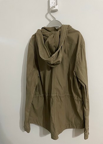 Bej Düğmeli Kadın Keten Kanvas Ceket - Görsel 4