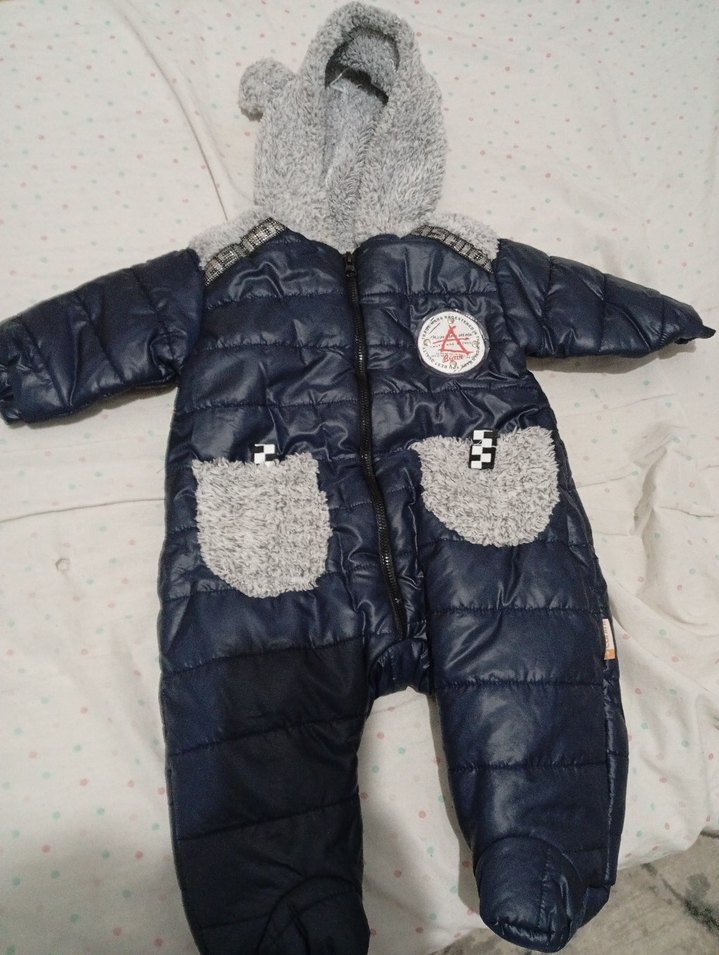 Nakışlı Beyaz Peluş Ayıcık Uyku Matı - Görsel 2