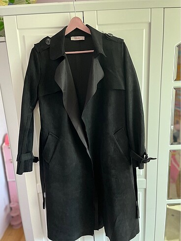 Stradivarius Süet trençkot