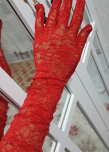 Paris Hilton Fileli eldiven dantel eldiven transparan eldiven uzun eldiven