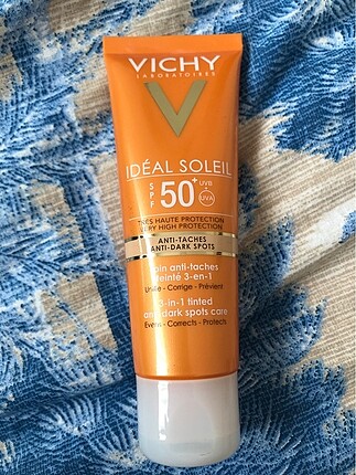 Vichy 50 factor renkli güneş kremi orjinal urun