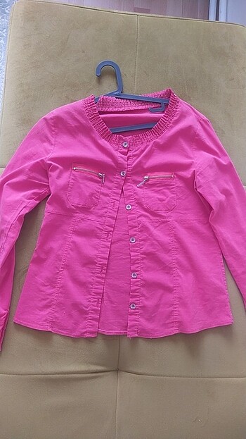 Pembe ceket 