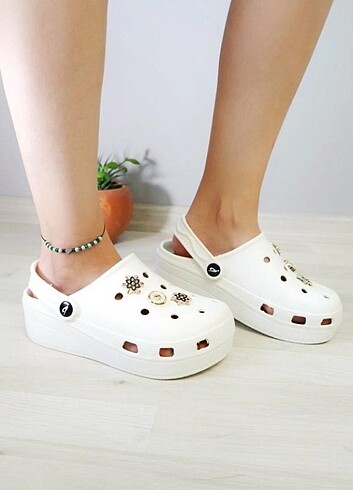 Crocs tipi kadın terlik 