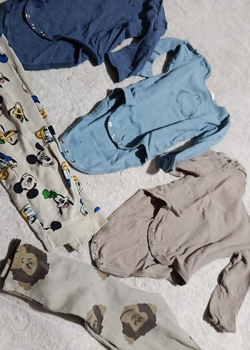 Kız Çocuk Mavi Baskılı Kemerli Askısız Atlet - Görsel 10