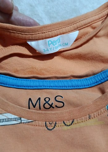 Kız Çocuk Mavi Baskılı Kemerli Askısız Atlet - Görsel 8