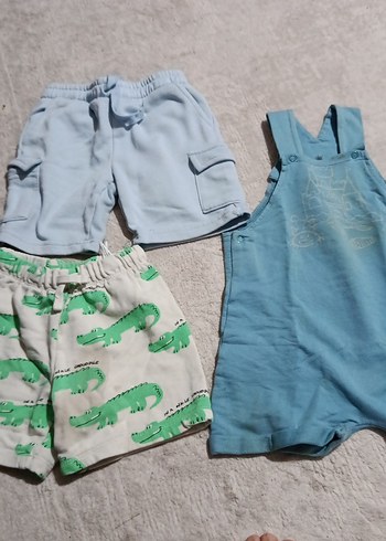 Kız Çocuk Mavi Baskılı Kemerli Askısız Atlet - Görsel 9