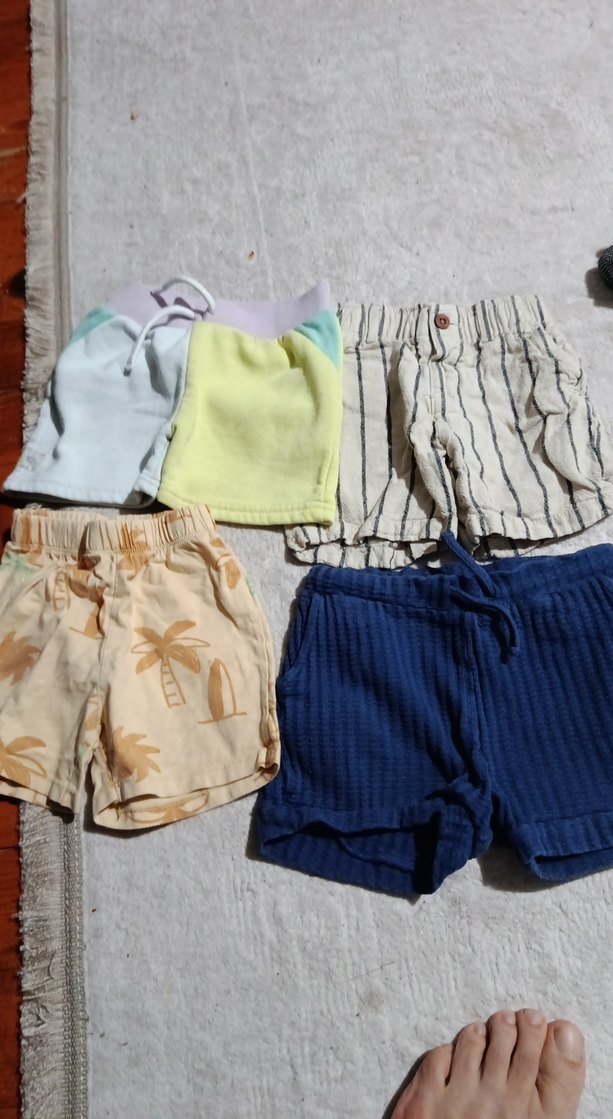 Kız Çocuk Mavi Baskılı Kemerli Askısız Atlet - Görsel 3