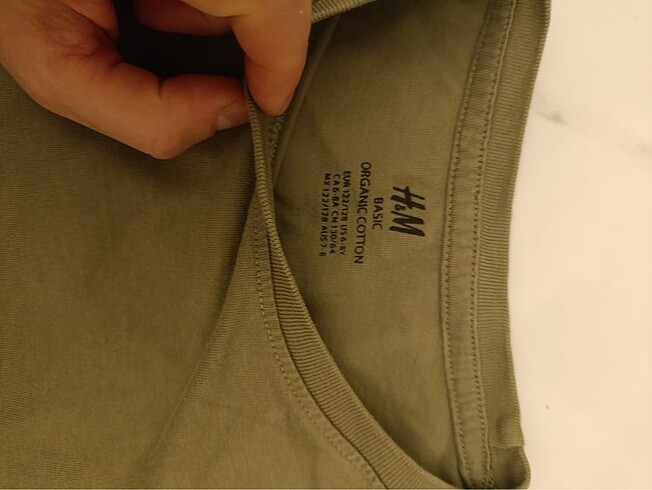 6 Yaş Beden siyah Renk H&M basic uzun kollu 3'lü tişört