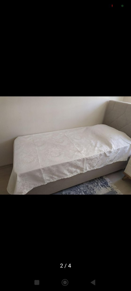 Şönil ipek tek kişilik yatak ortusu - Görsel 2