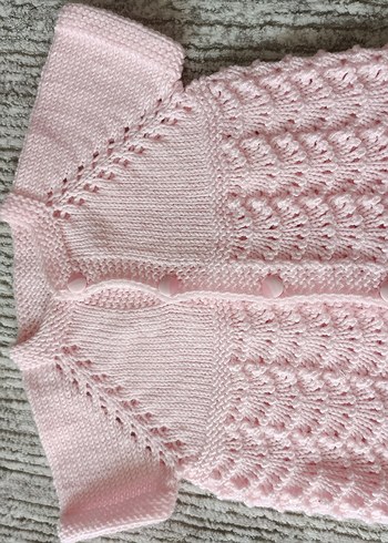 el örgüsü sıfır kız bebek yelekleri - Görsel 3