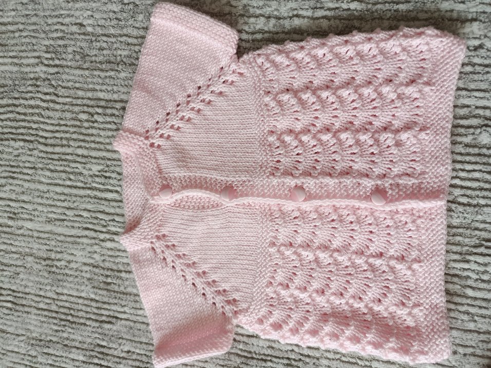 el örgüsü sıfır kız bebek yelekleri - Görsel 3
