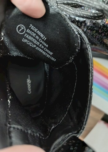 yurtdışı ürünü simli kız çocuk bot - Görsel 6