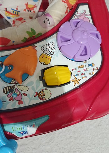 UniCaré Kırmızı Oyuncaklı Bebek Yürütücü - Görsel 7