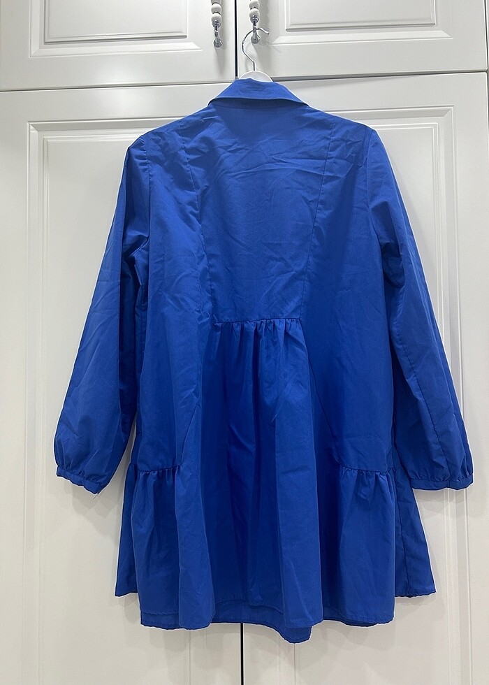 Mavi swaroski taşlı gömlek - Görsel 2