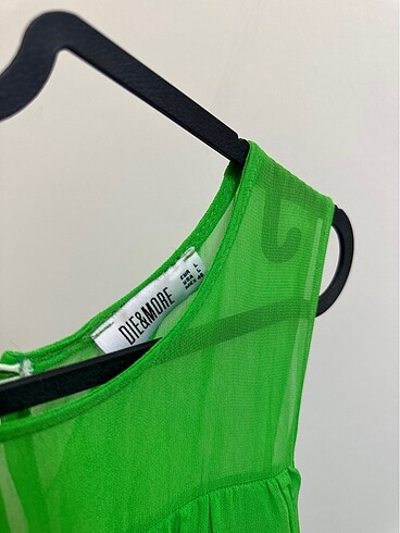 Yeşil Tül Elbise - Görsel 7