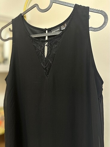 Saten Siyah Elbise - Görsel 3