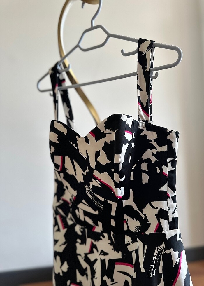 Çok Renkli Elbise - Görsel 5