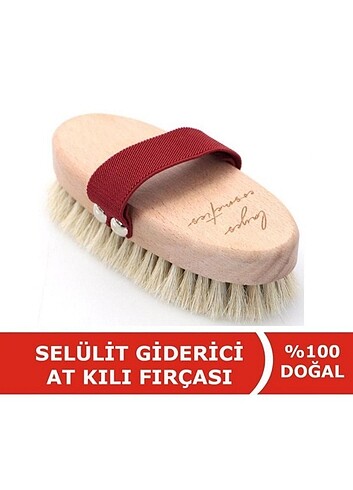 Selülit giderici at kılı fırçası 