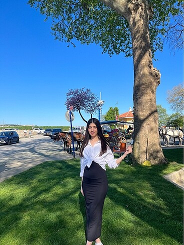 s Beden siyah Renk Elbise