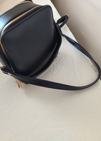 Diger Siyah Deri Kadın Çapraz Çanta - Görsel 4