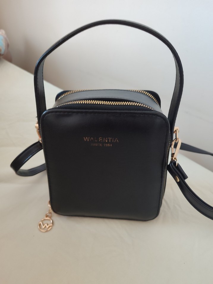 Diger Siyah Deri Kadın Çapraz Çanta - Görsel 5