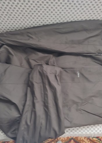 siyah Erkek Midi Boy Fermuarlı Yağmurluk - Görsel 3