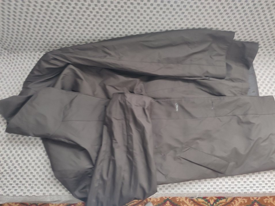 siyah Erkek Midi Boy Fermuarlı Yağmurluk - Görsel 3