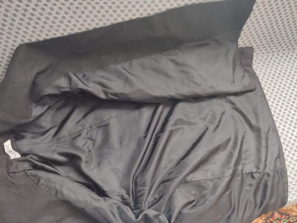 siyah Erkek Midi Boy Fermuarlı Yağmurluk - Görsel 4