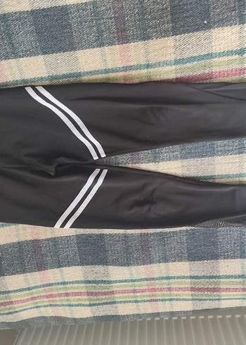 Siyah Kadın Spor Tayt, Elastik ve Midi Boy - Görsel 2