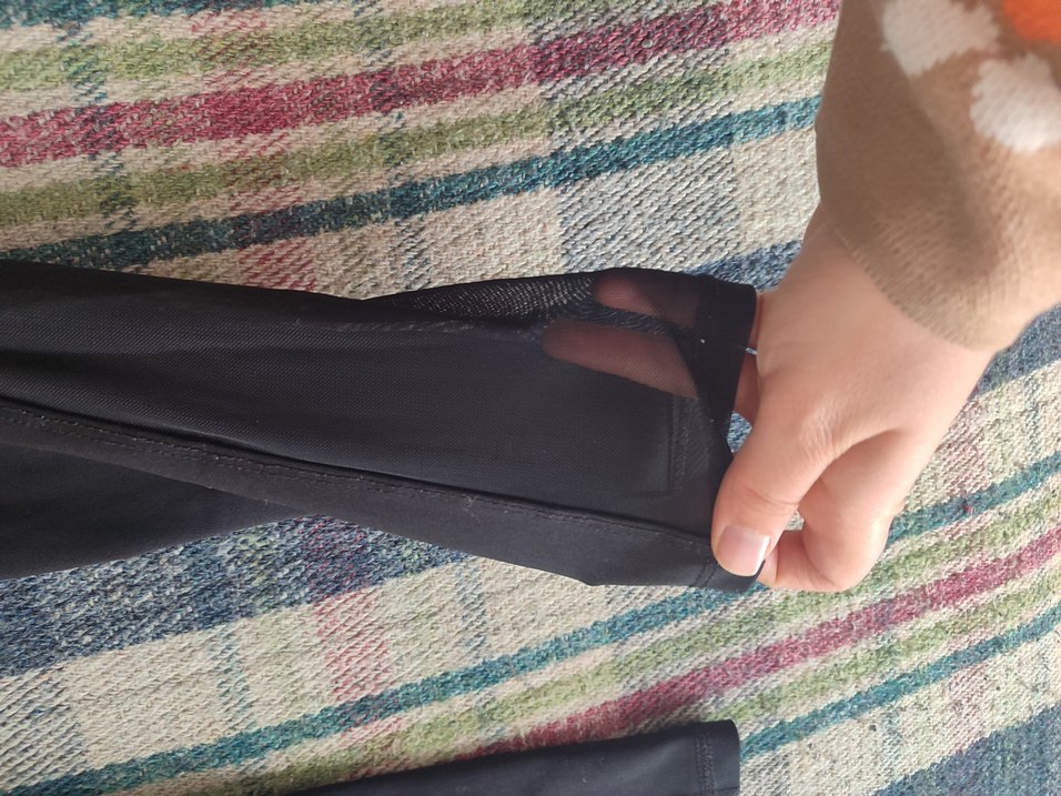 Siyah Kadın Spor Tayt, Elastik ve Midi Boy - Görsel 5