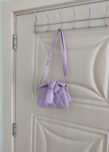 Pastel Mor Kadın Bel Detaylı Çanta - Görsel 2