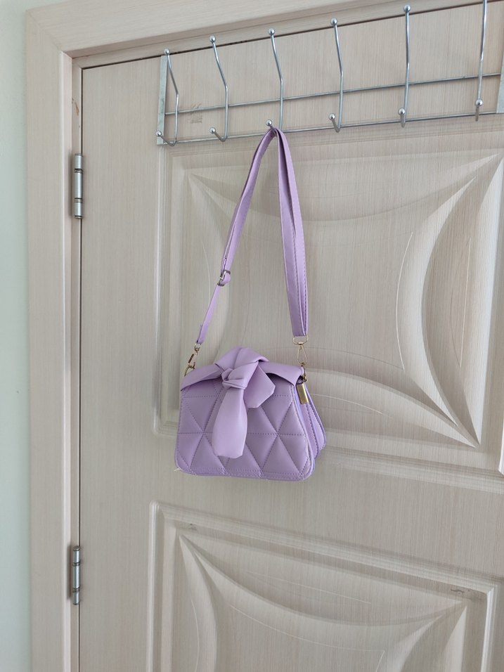 Pastel Mor Kadın Bel Detaylı Çanta - Görsel 2