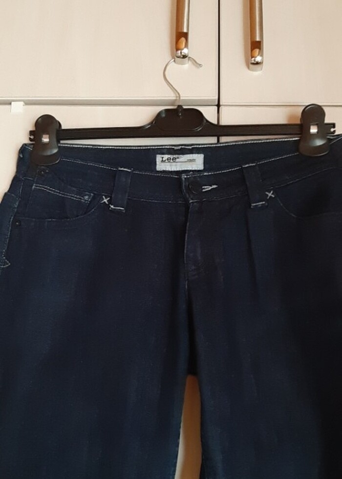 Lacivert Lee marka pantolon bel 78cm boy 92 cm - Görsel 3