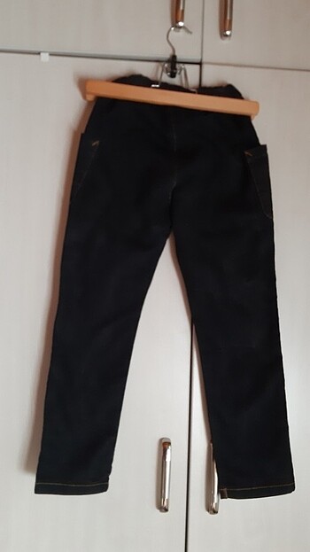 8 yas cocuk icin siyah kot pantolon - Görsel 2