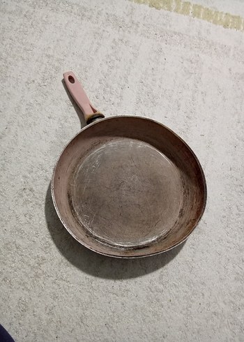 Bej Renkli Pastel Saplı Tava - Görsel 2