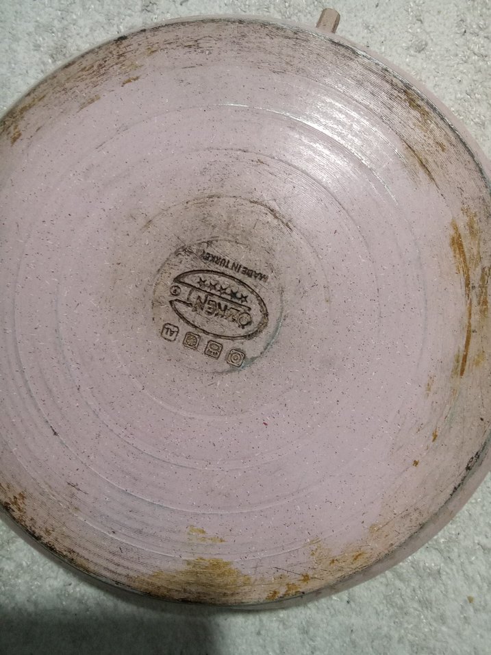 Bej Renkli Pastel Saplı Tava - Görsel 4