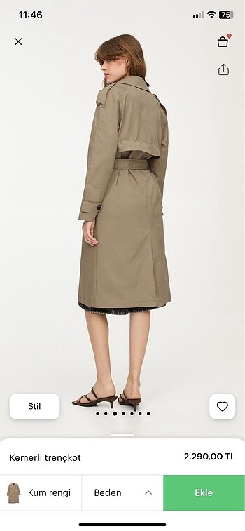 Pull and Bear pull bear trençkot