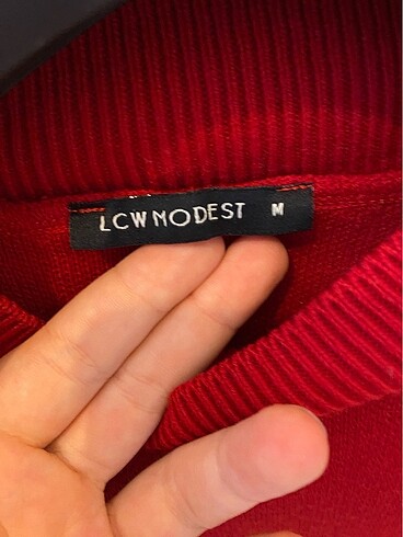 LC Waikiki lcw kırmızı kazak