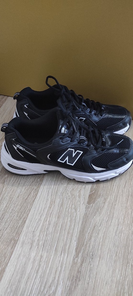 Siyah Erkek Spor Ayakkabı Bağcığı N Orijinal ital 40 numara - Görsel 2